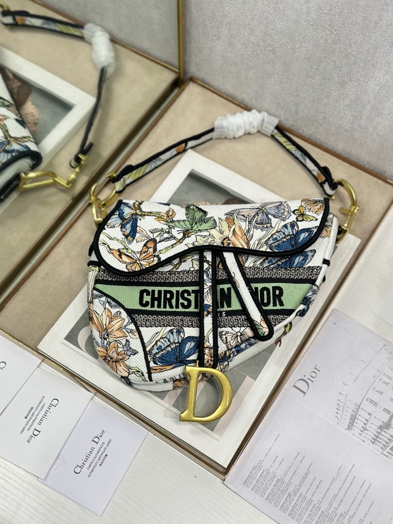 Сумка Dior с принтом бабочек