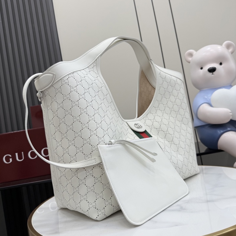 Сумка Gucci с монограммой и полосой