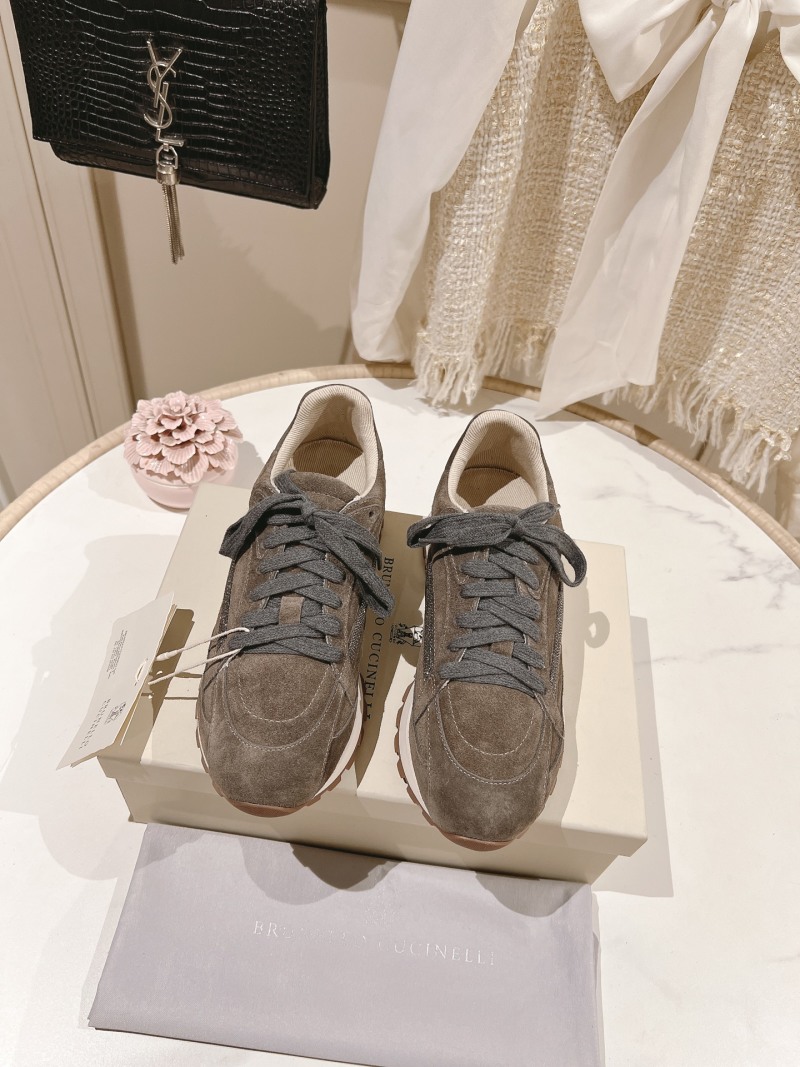 Кроссовки Brunello Cucinelli женские бежевые
