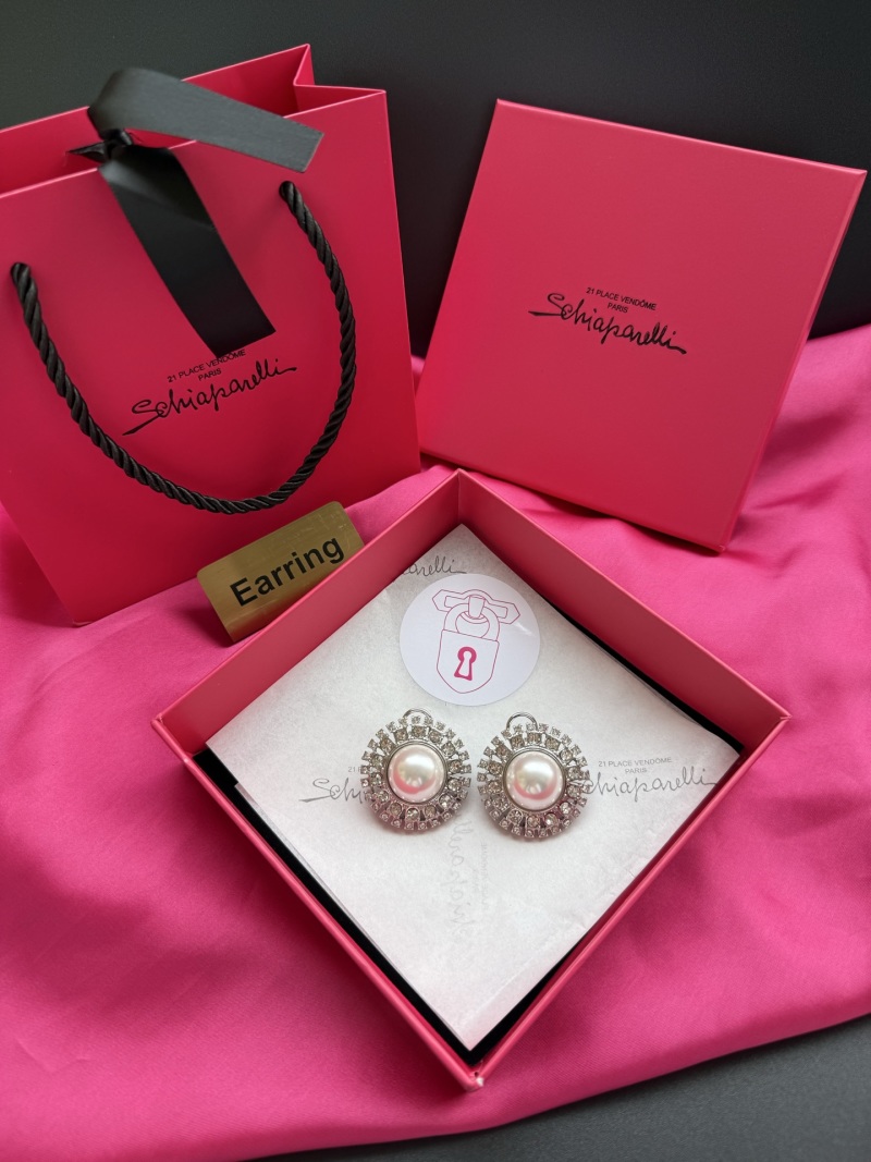 Серьги Schiaparelli с жемчугом и кристаллами