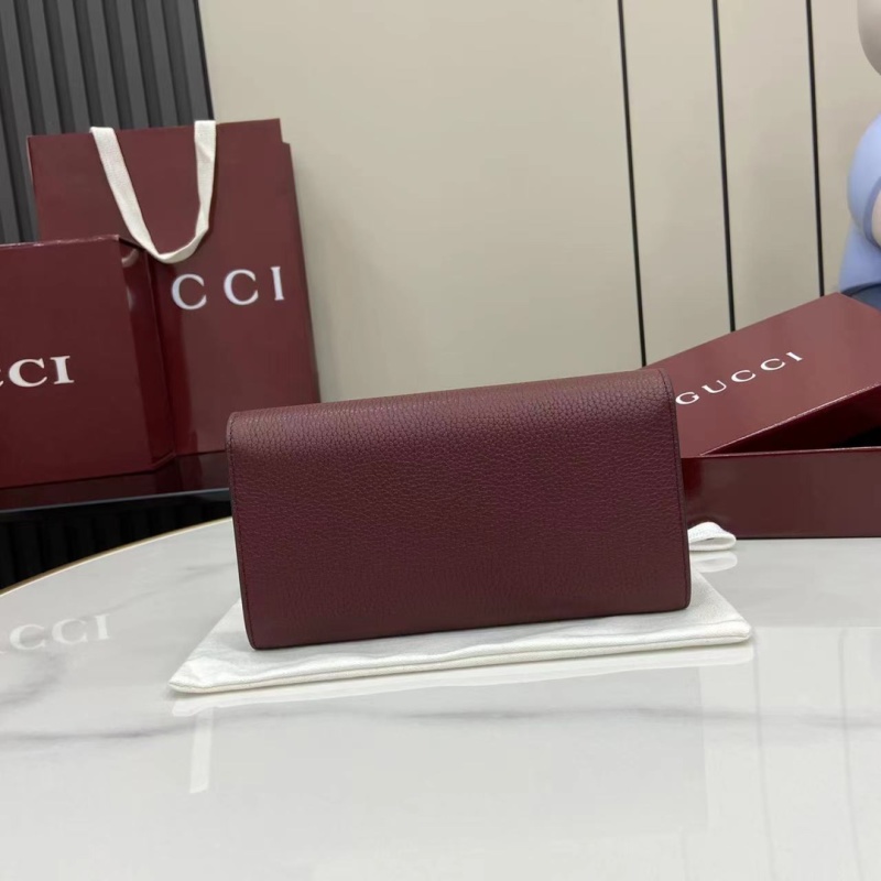 Портмоне Gucci с золотой фурнитурой
