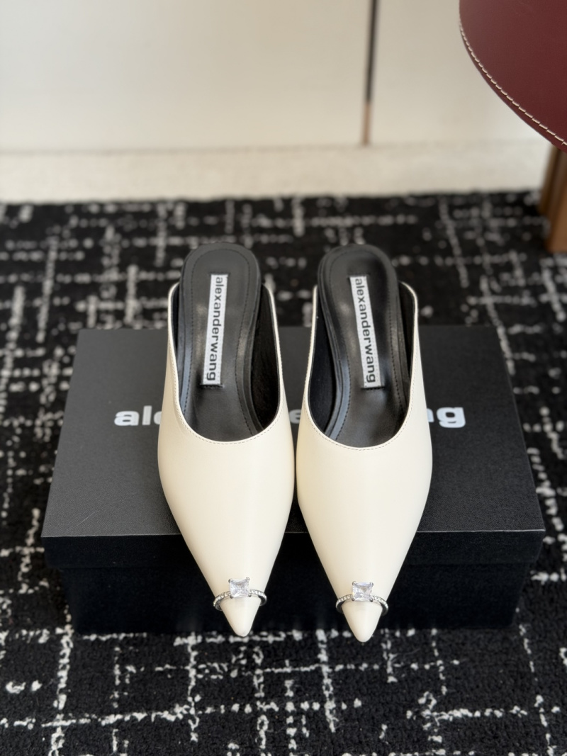 Мюли Alexander Wang с декоративным кольцом