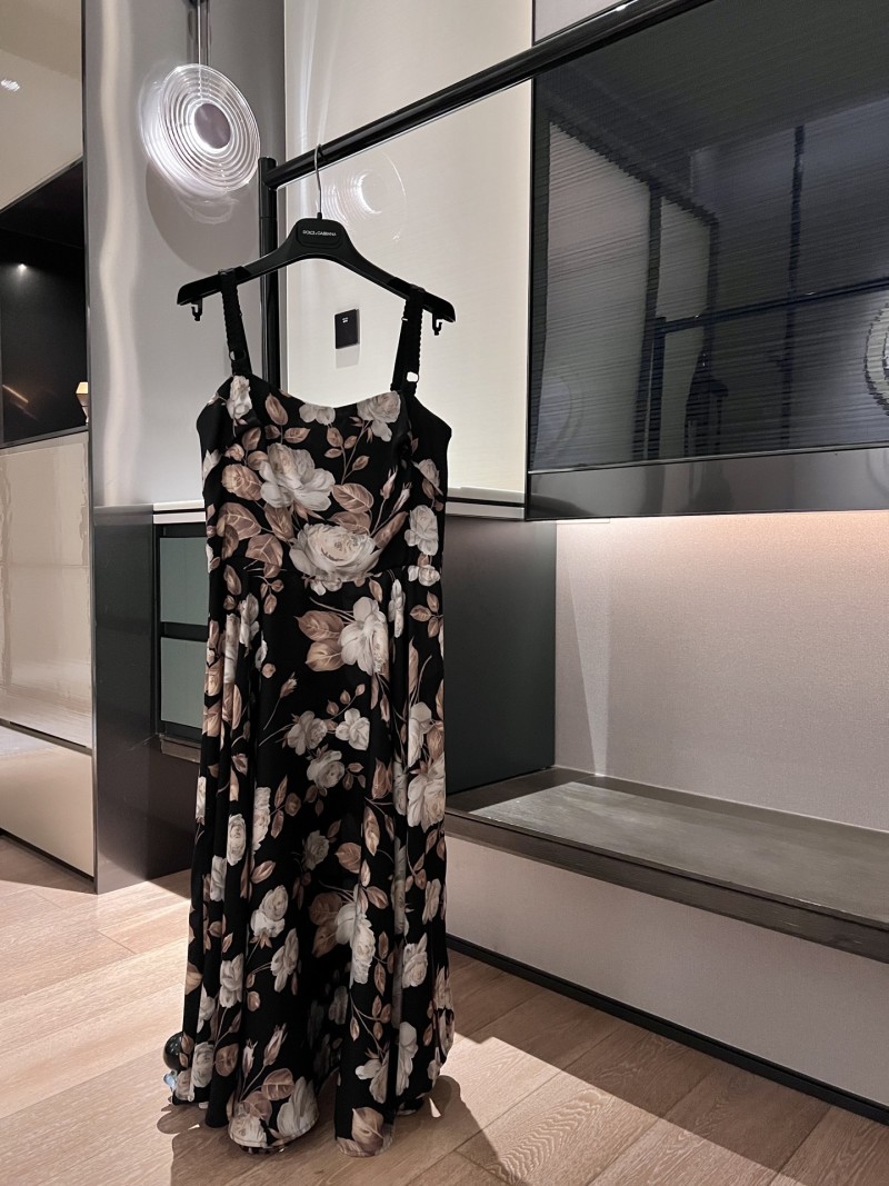 Повседневное платье с принтом Dolce & Gabbana