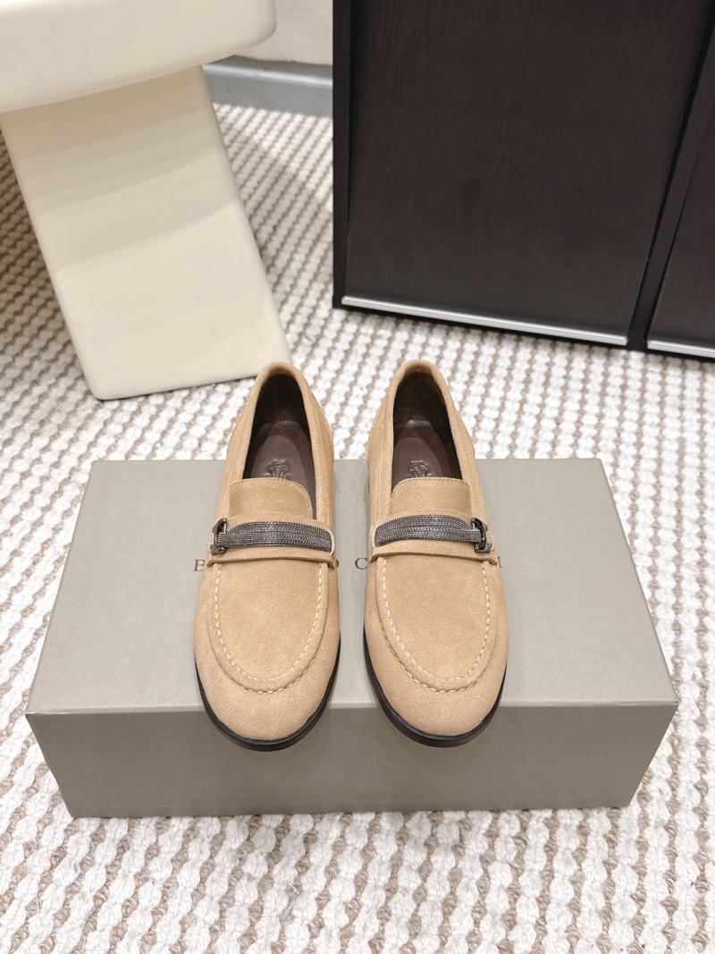 Женские мокасины Brunello Cucinelli из замши
