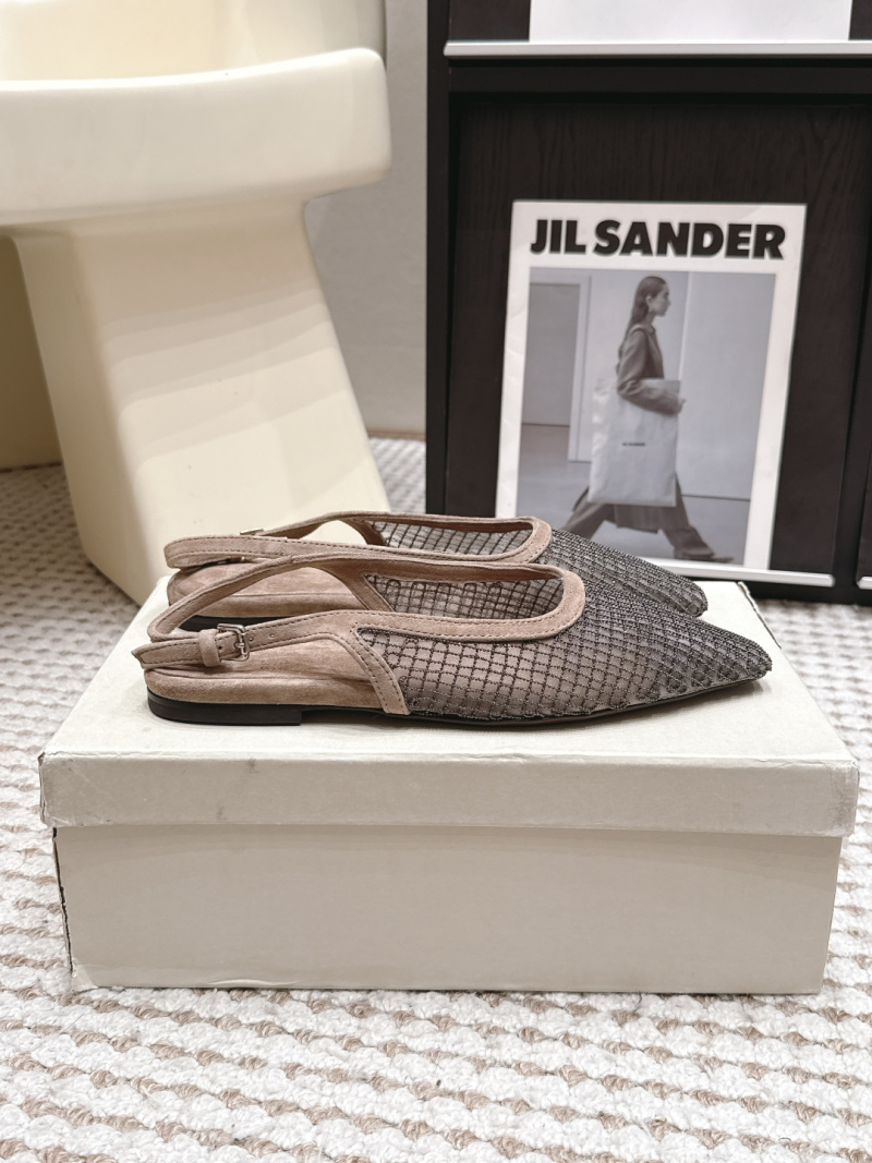Женские туфли с декором Brunello Cucinelli