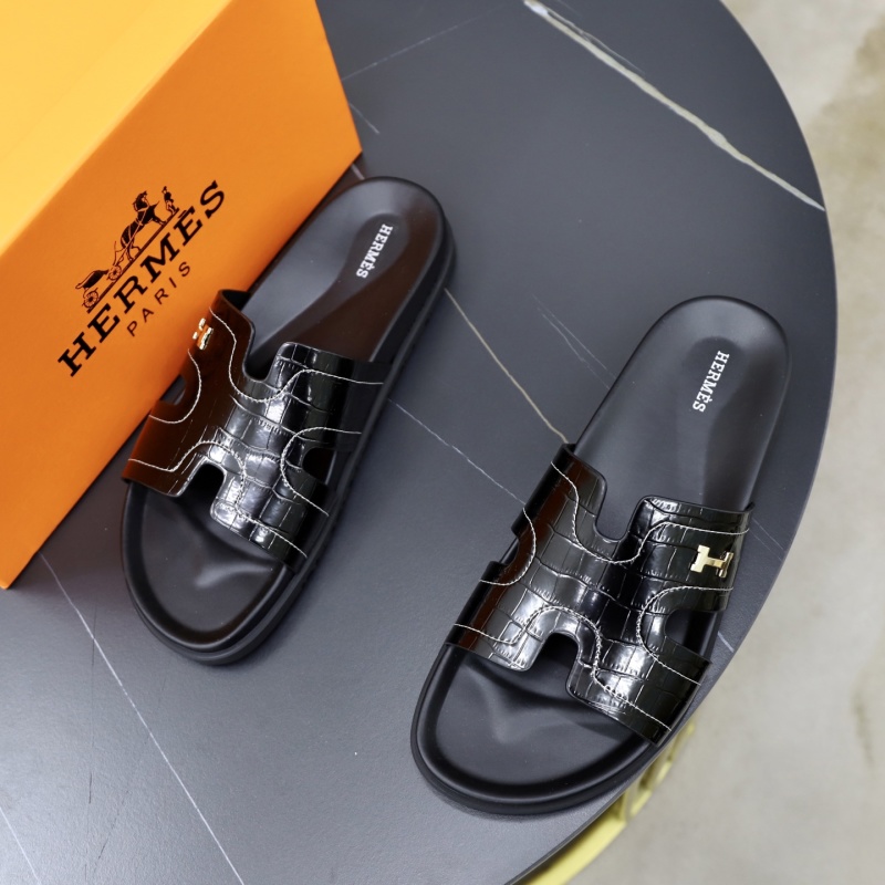 Мужские шлёпанцы Hermes Hermès