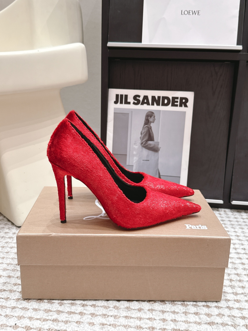 Женские красные туфли на высоком каблуке Christian Louboutin