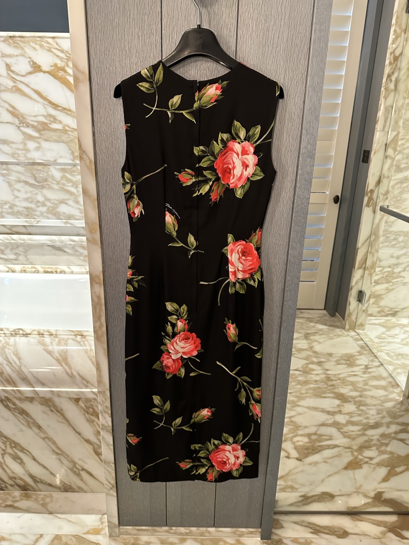 Платье с цветочным принтом Dolce & Gabbana