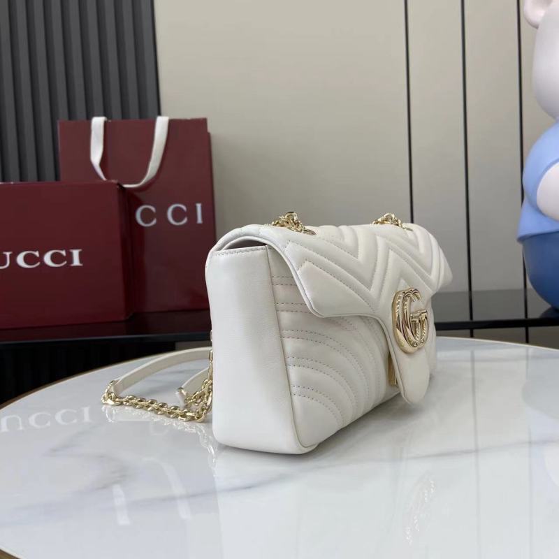 Сумка Gucci White GG Marmont