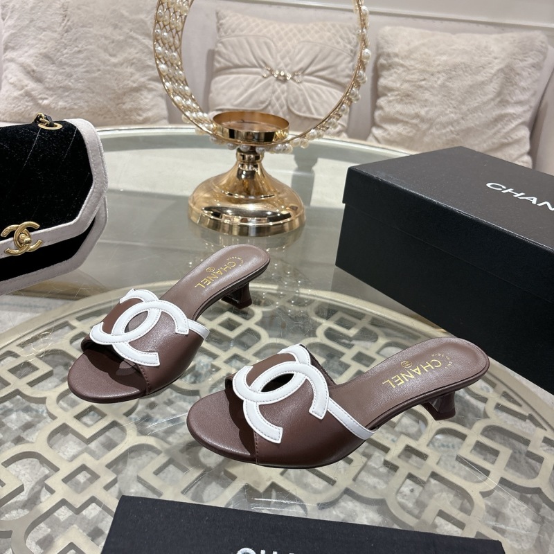 Женские мюли с логотипом Chanel