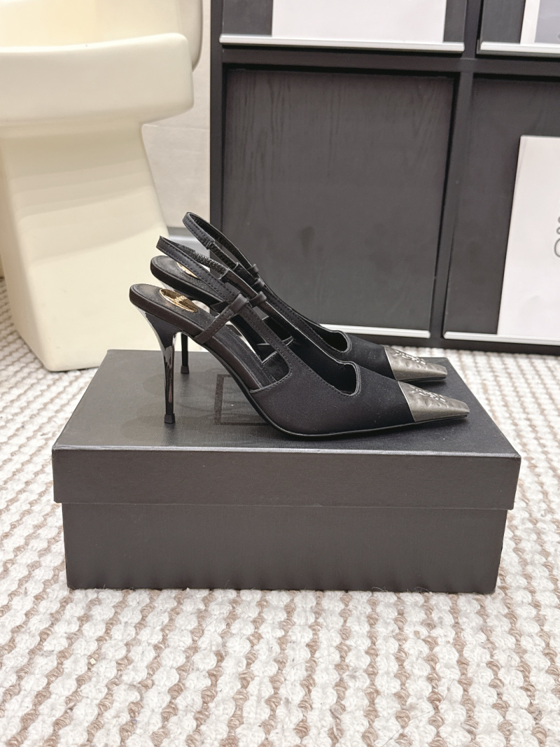Женские туфли с металлическим носком Saint Laurent