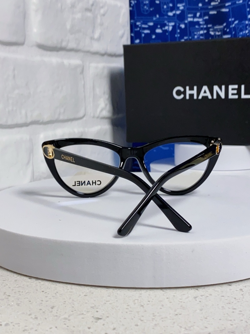 Очки Chanel кошачий глаз черные