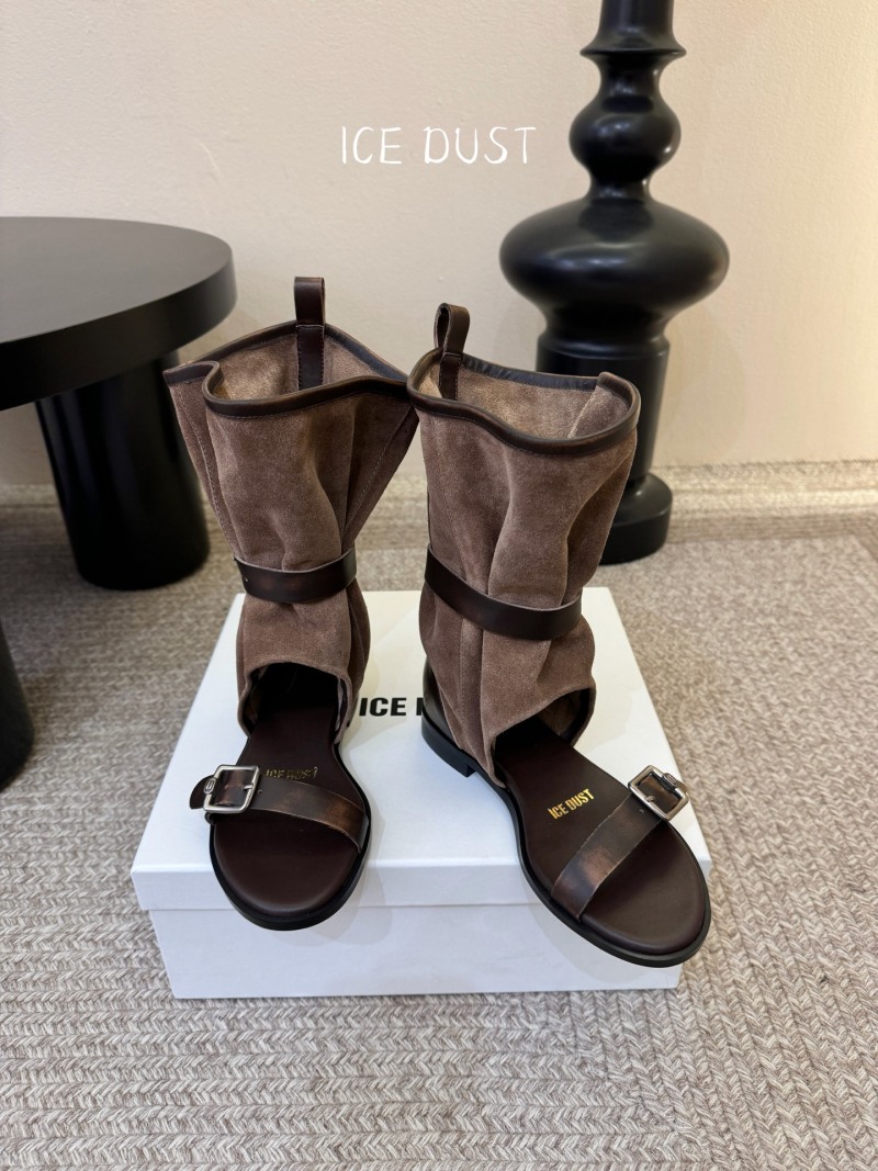 Ice Dust Летние сандалии из замши Без бренда