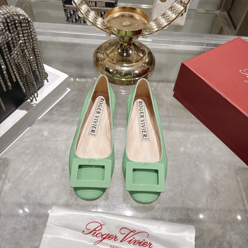 Женские туфли Roger Vivier с квадратным каблуком