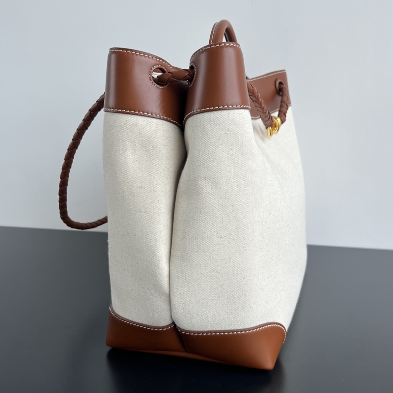 Сумка Bottega Veneta Andiamo из ткани и кожи