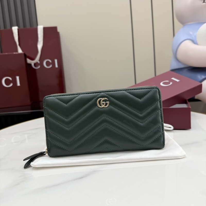 Портмоне Gucci с молнией и логотипом GG