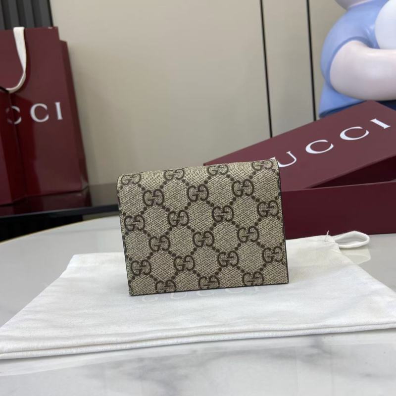 Портмоне Gucci с монограммой и логотипом GG