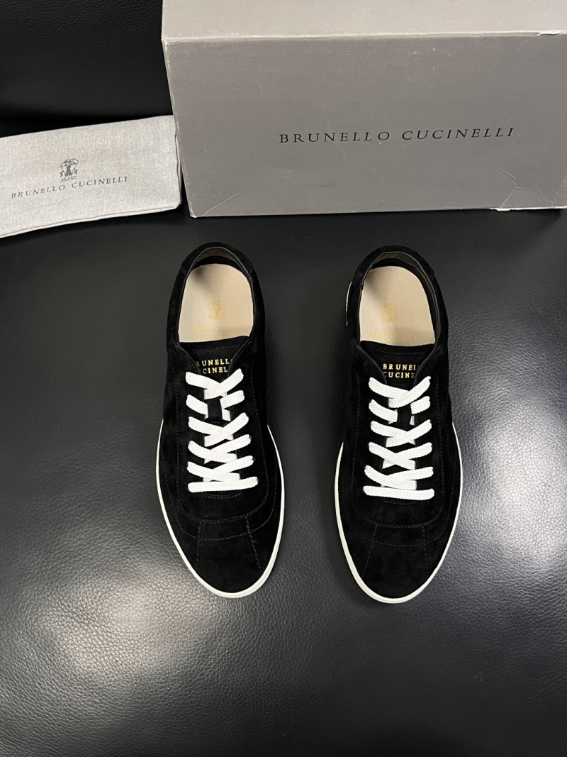 Мужские замшевые кроссовки Brunello Cucinelli