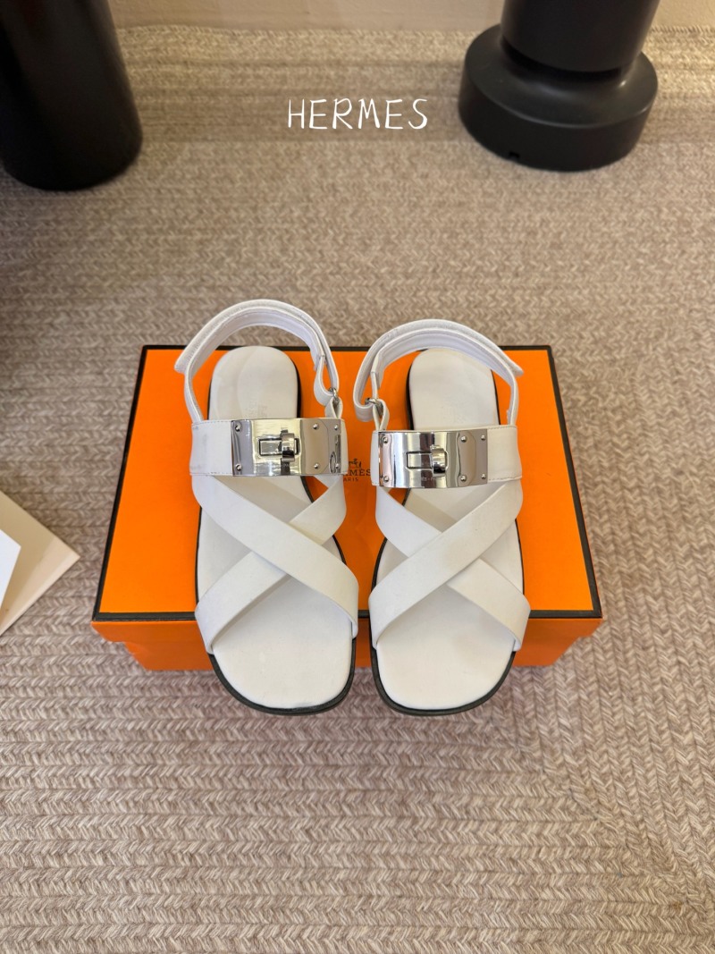 Босоножки Hermès с пряжкой Kelly