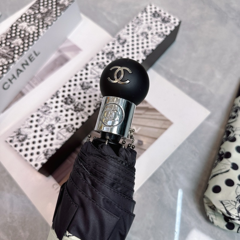 Складной автоматический зонт с защитой от ультрафиолета Chanel