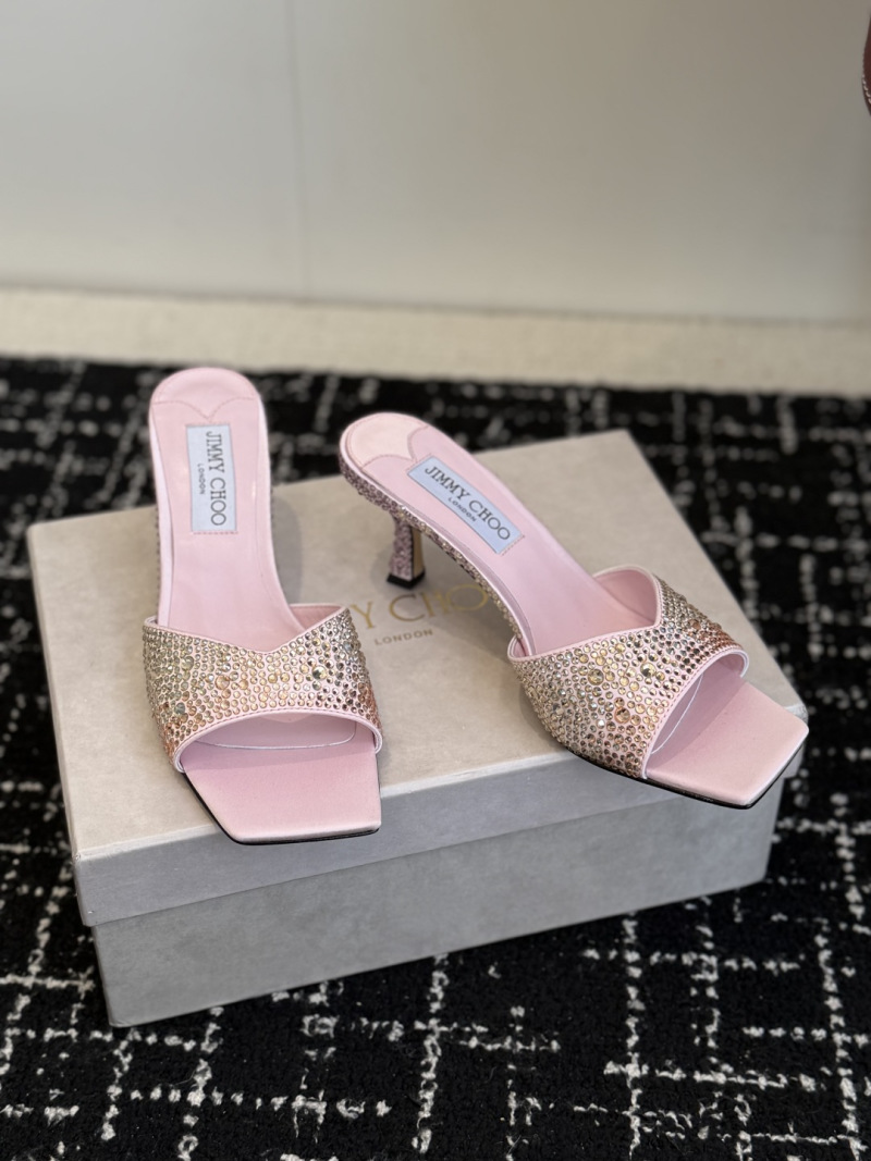 Мюли Jimmy Choo женские розовые
