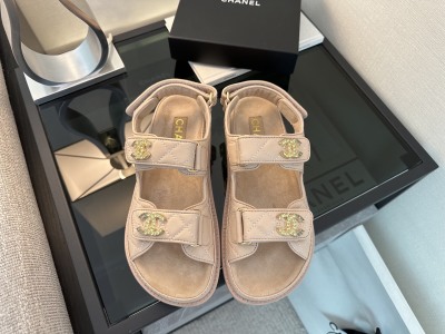 Сандали Chanel 26A на липучке