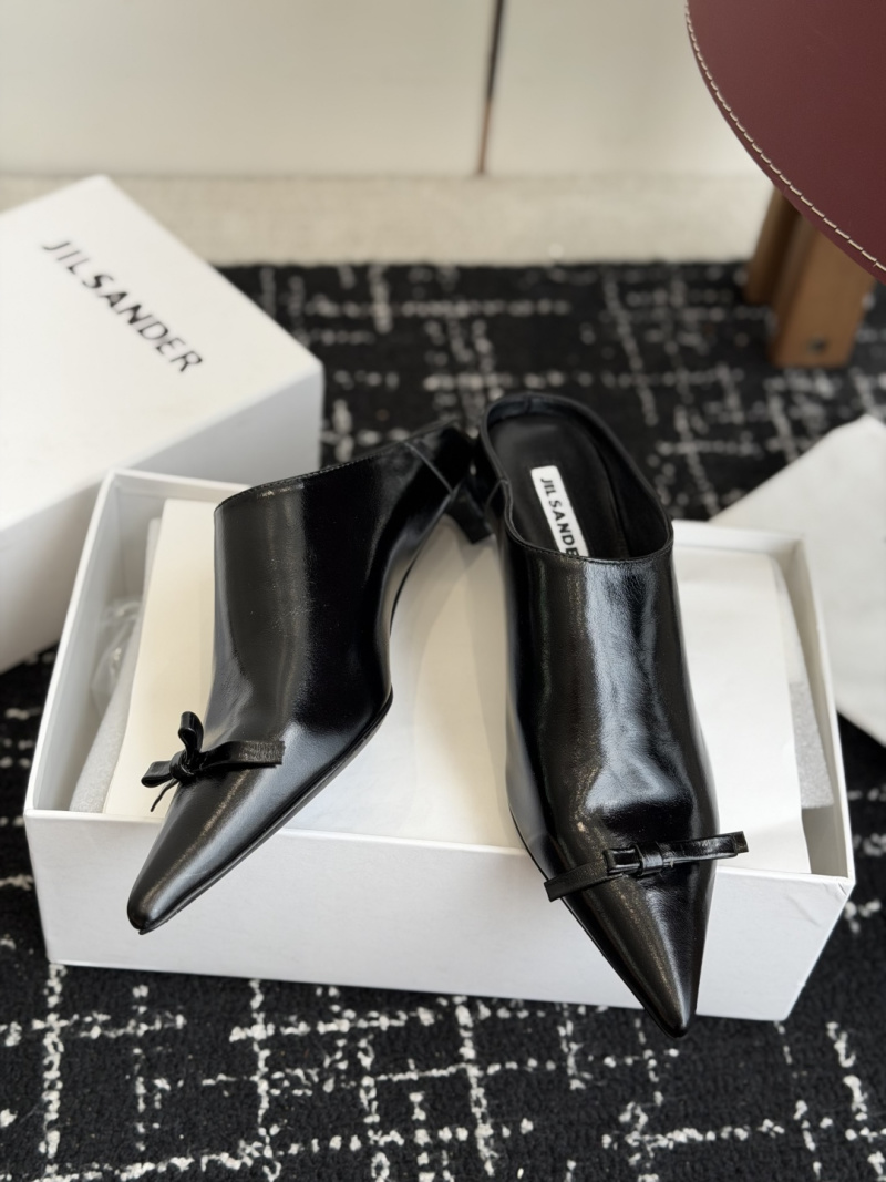 Мюли женские Jil Sander, черные