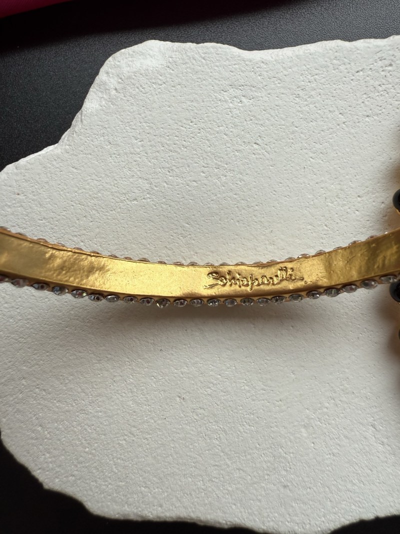 Серьги с кристаллами Schiaparelli