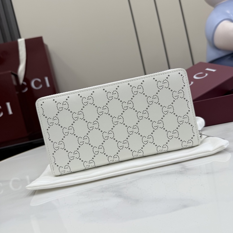 Портмоне Gucci с перфорированным принтом GG