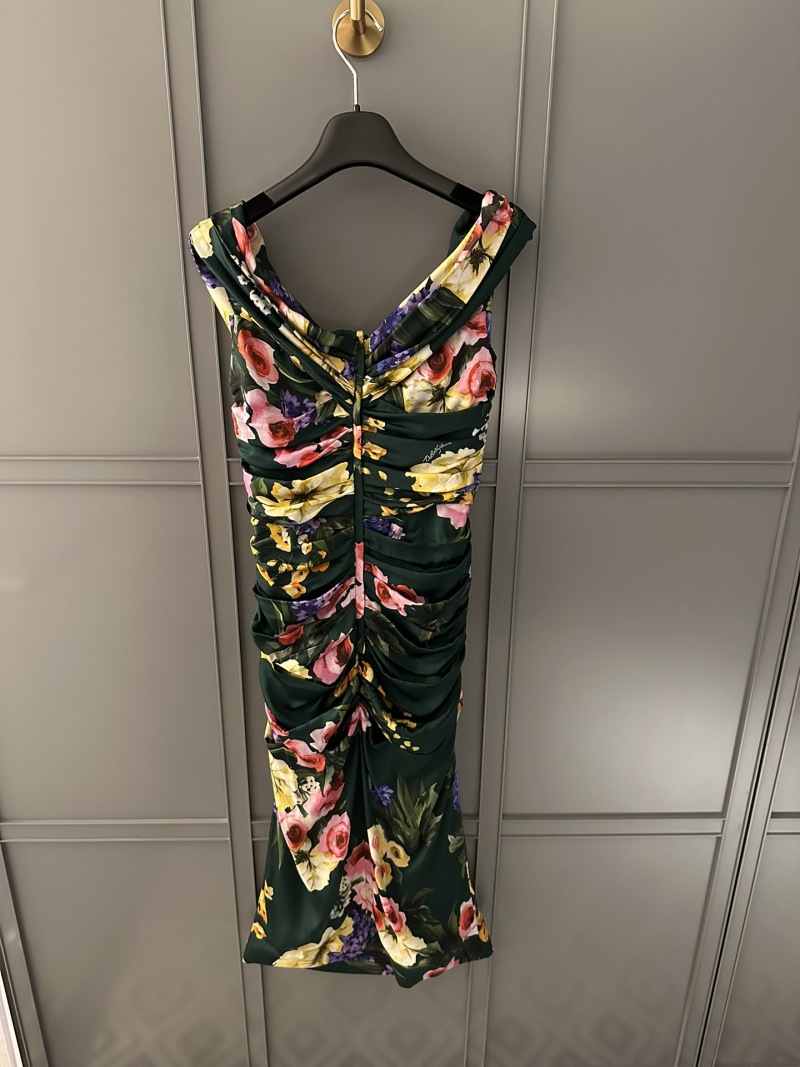 Вечернее платье с цветочным принтом Dolce & Gabbana