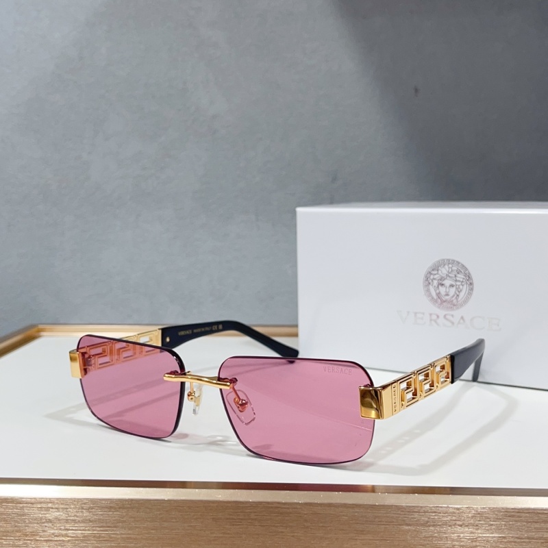 Очки Versace с розовыми линзами