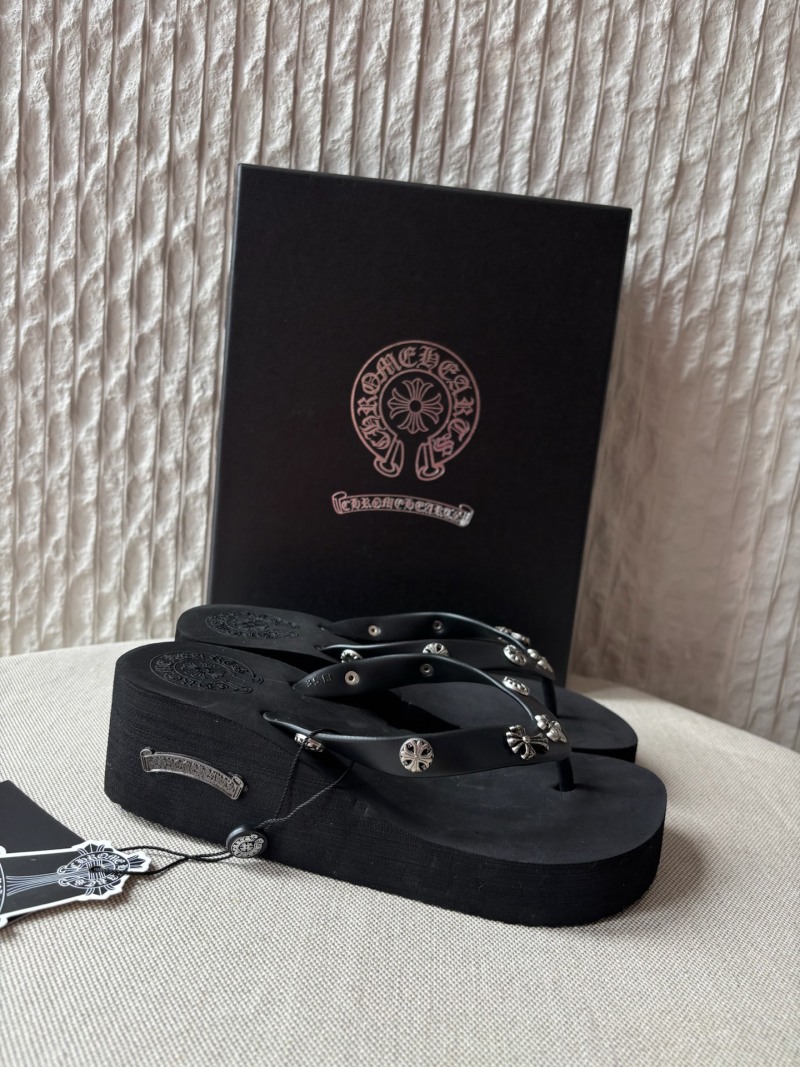 Женские сандалии Chrome Hearts на высокой платформе