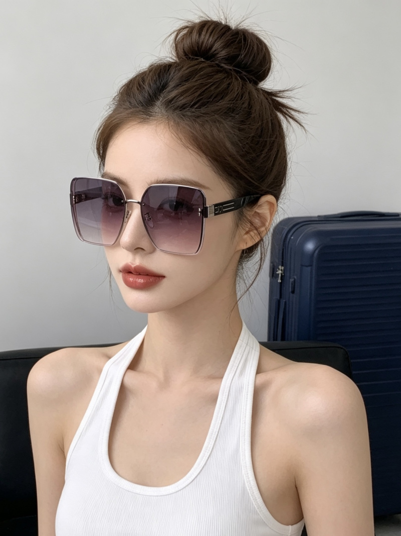 Женские солнцезащитные очки с квадратной оправой Dior