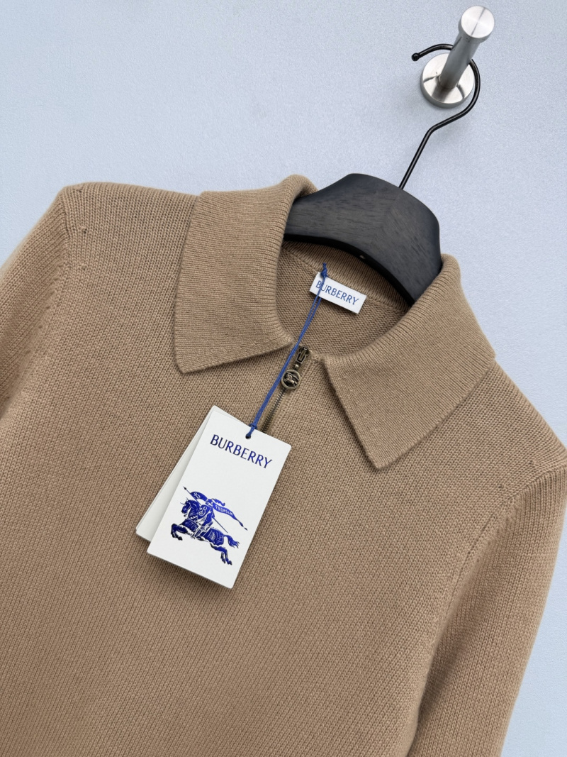 Поло-свитер Burberry из 100% шерсти
