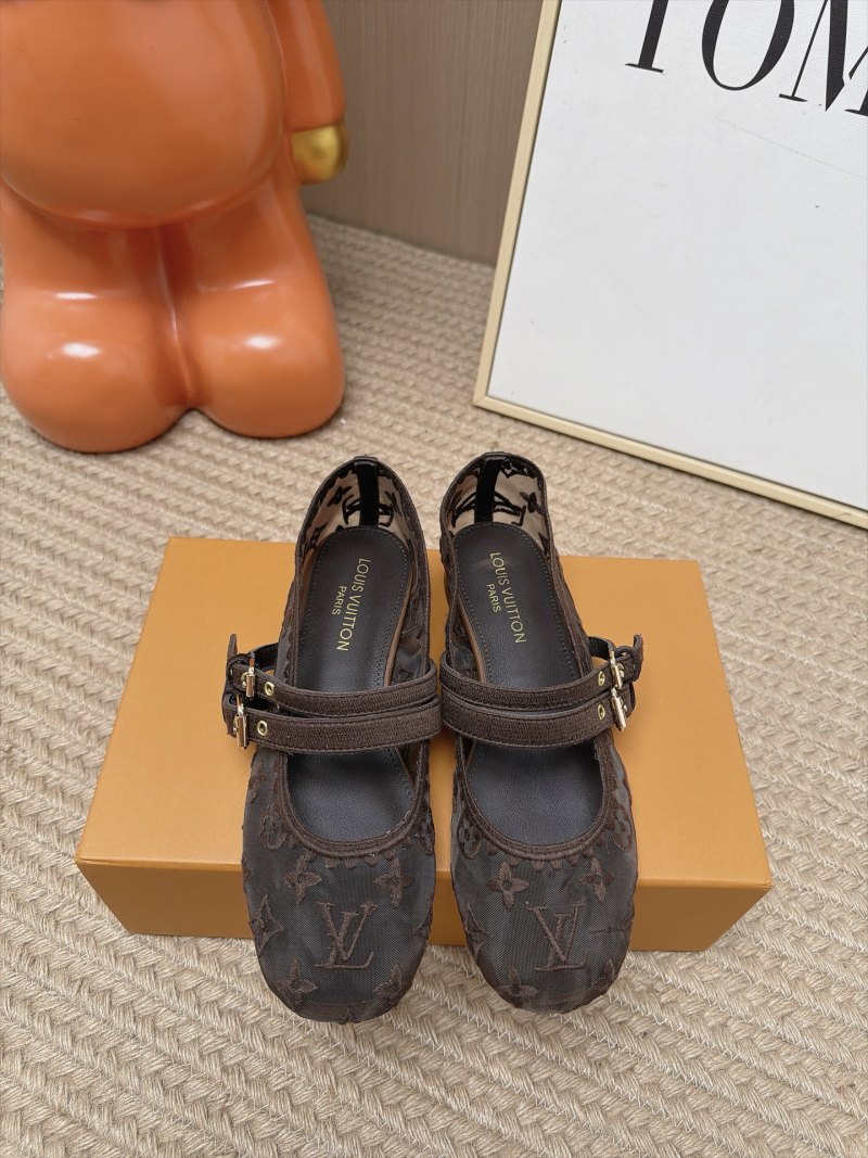 Женские туфли Louis Vuitton с ремешками