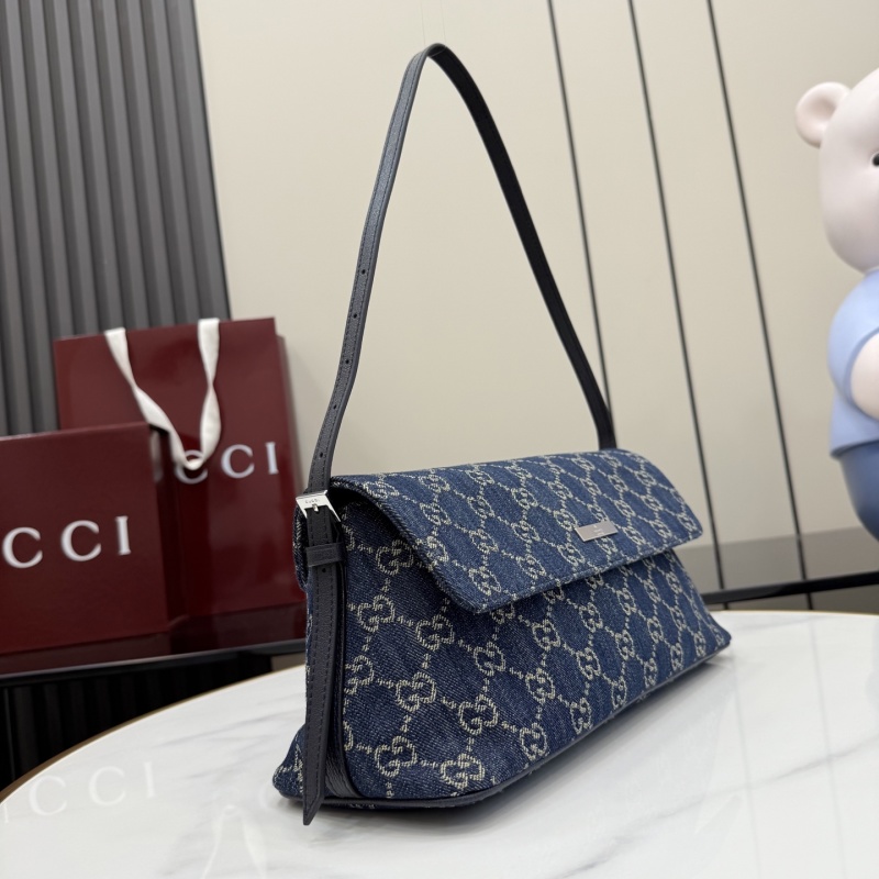 Сумка Gucci из денима с принтом