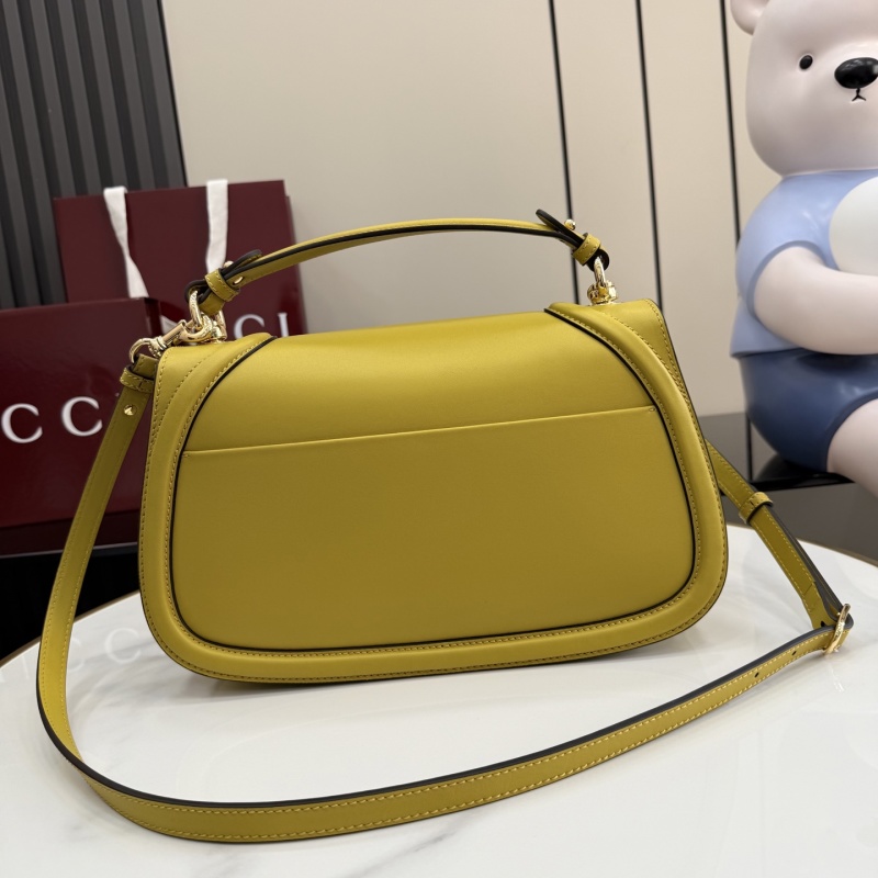 Сумка Gucci желтая с логотипом