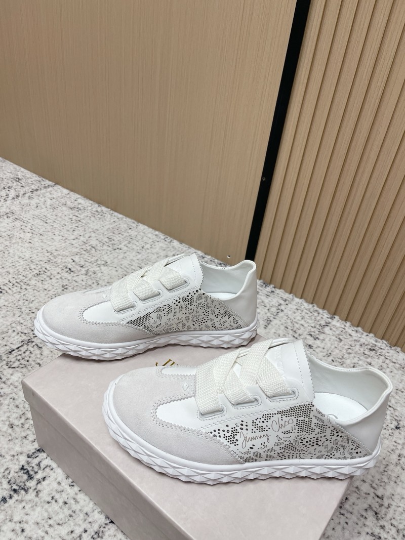 Кроссовки женские Jimmy Choo белые