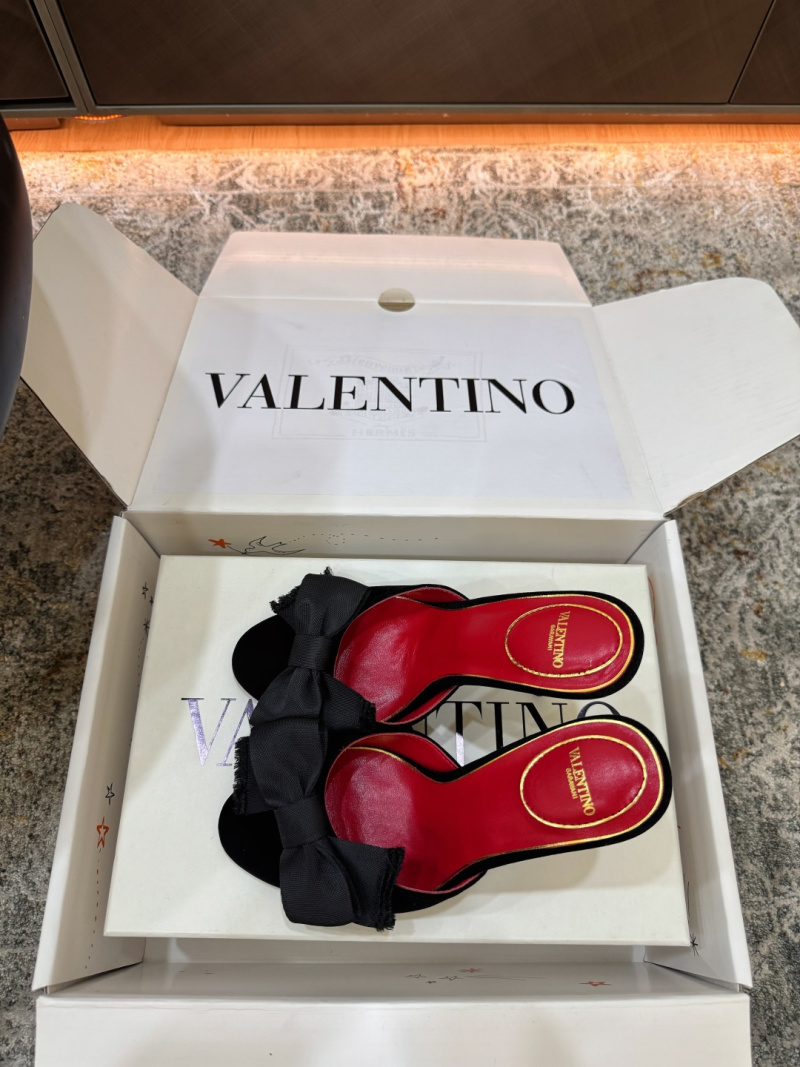 Женские туфли-сабо Valentino с бантом Valentino Garavani