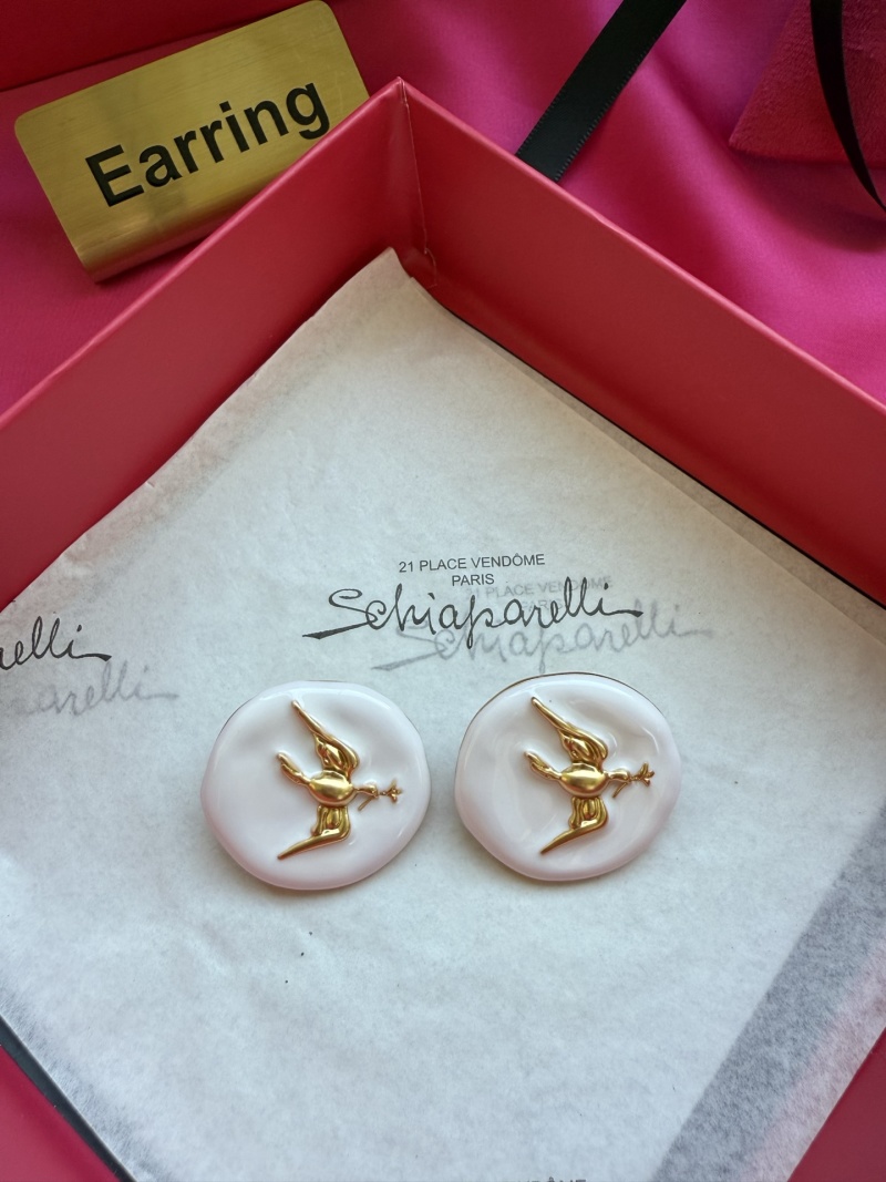 Серьги Schiaparelli с птицей