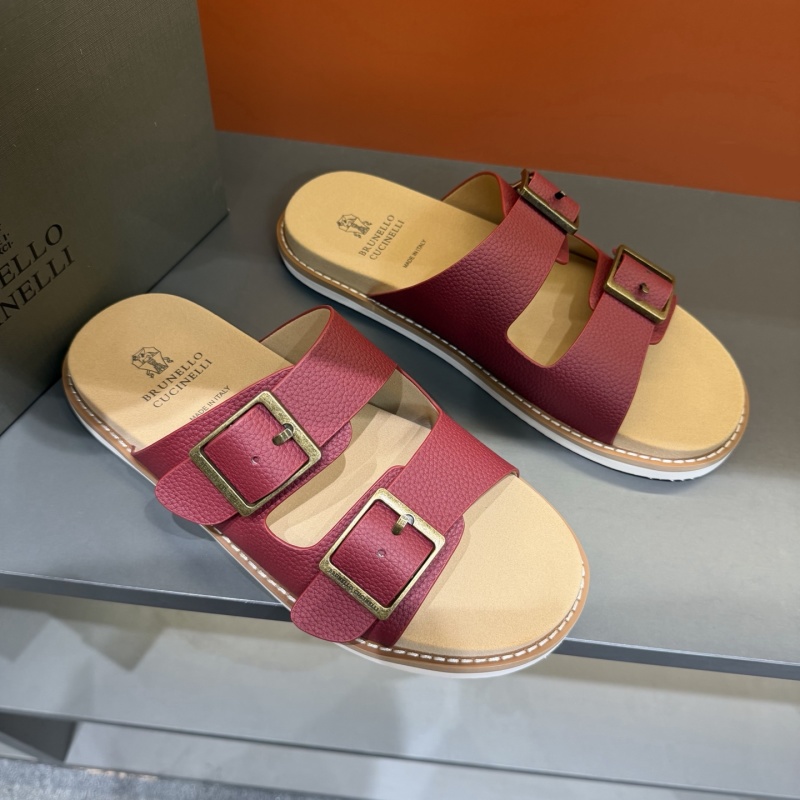 Мужские шлёпанцы Brunello Cucinelli