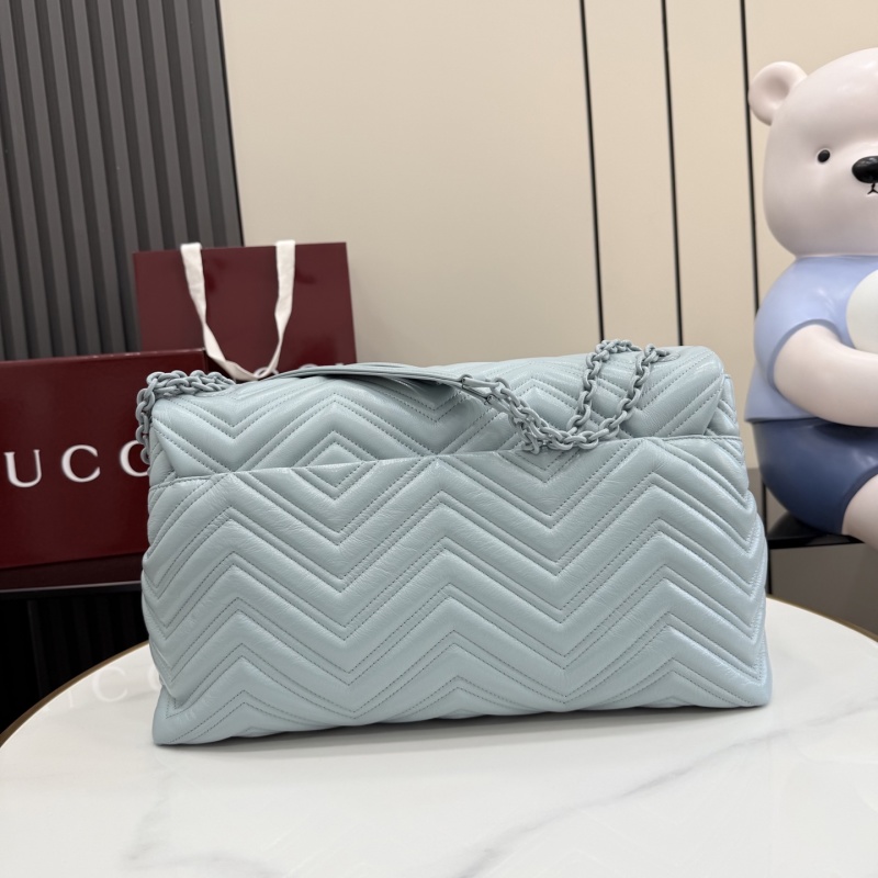 Сумка-кроссбоди Gucci светло-голубая