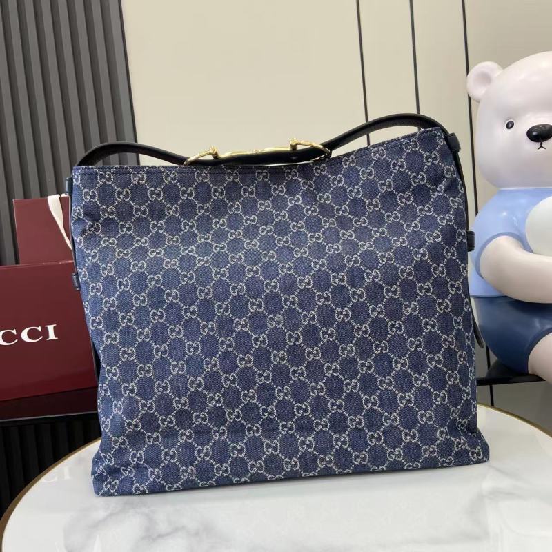 Сумка Gucci из денима с принтом