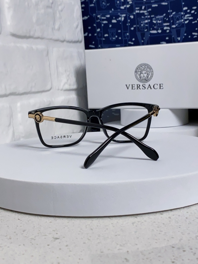Очки Versace черные прямоугольные
