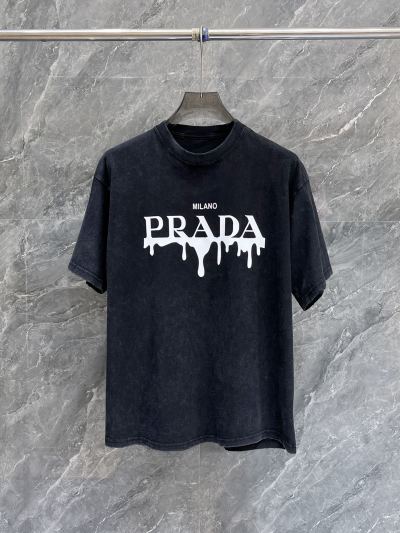 Мужская футболка Prada с принтом MILANO