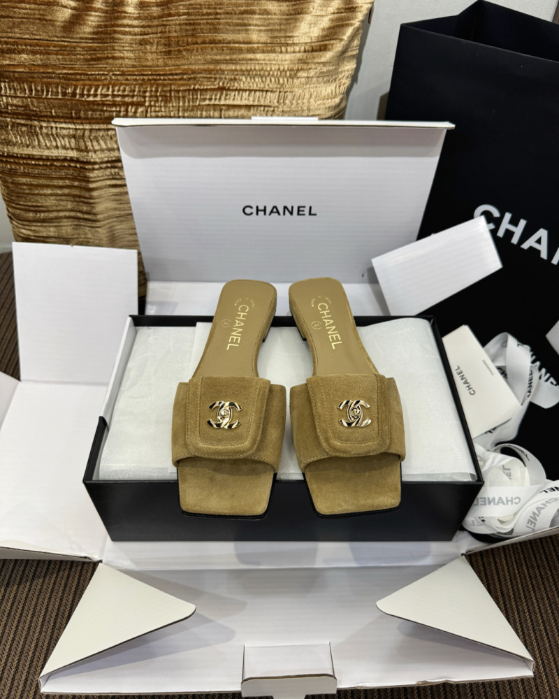 Сандалии Chanel 26S Бежевые