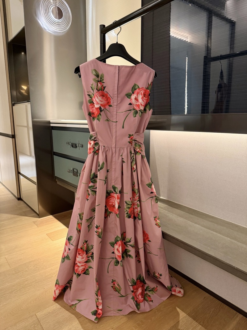 Повседневное платье с цветочным принтом Dolce & Gabbana