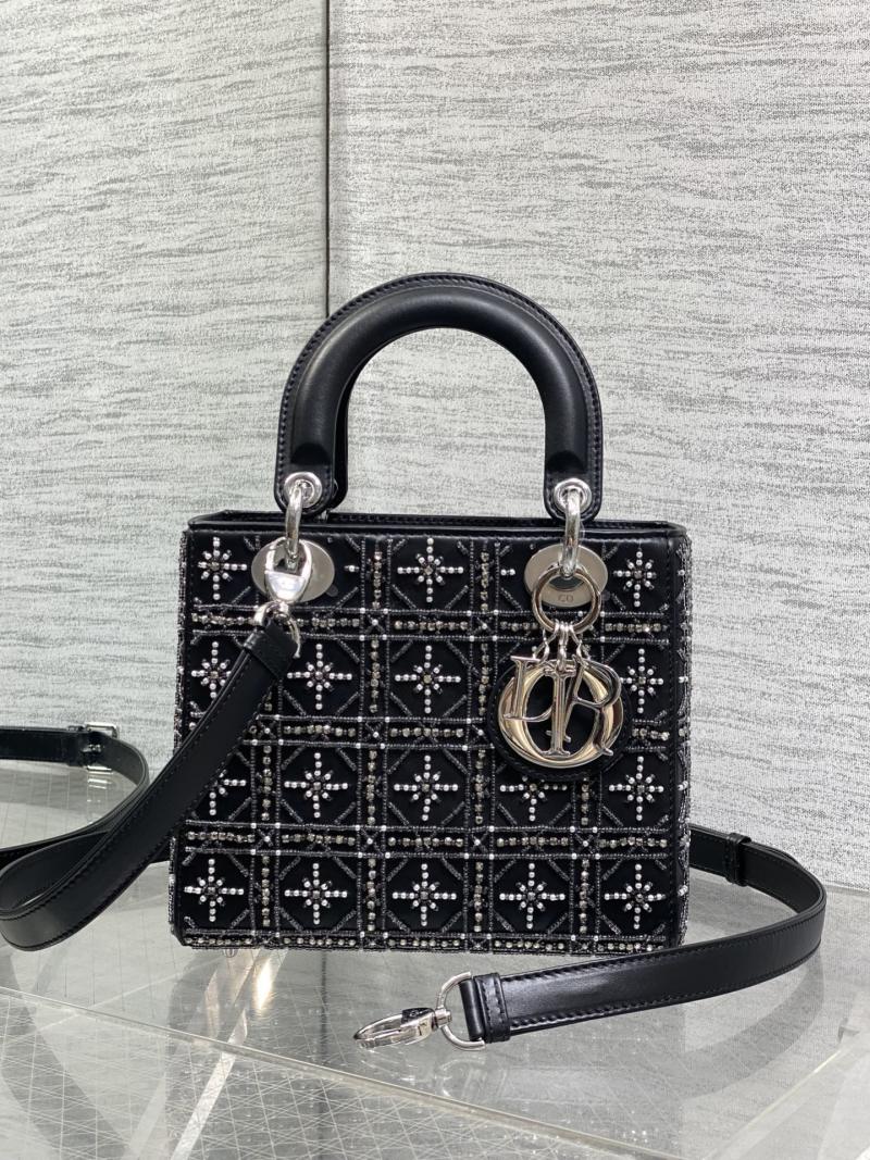 Сумка Dior Lady Dior с кристаллами