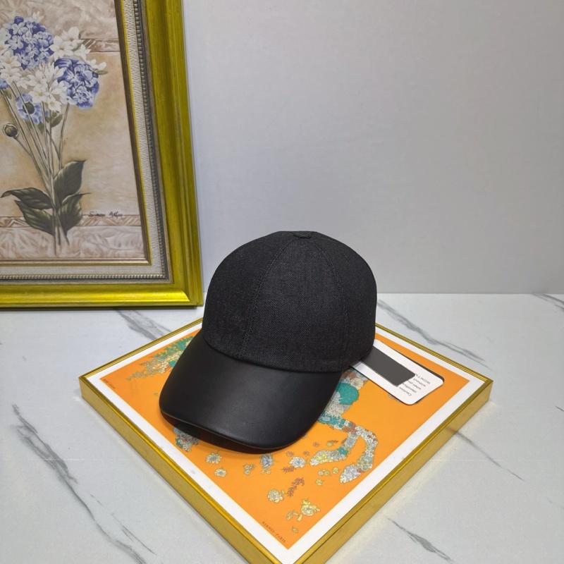Кепка с кожаным околышом Loro Piana