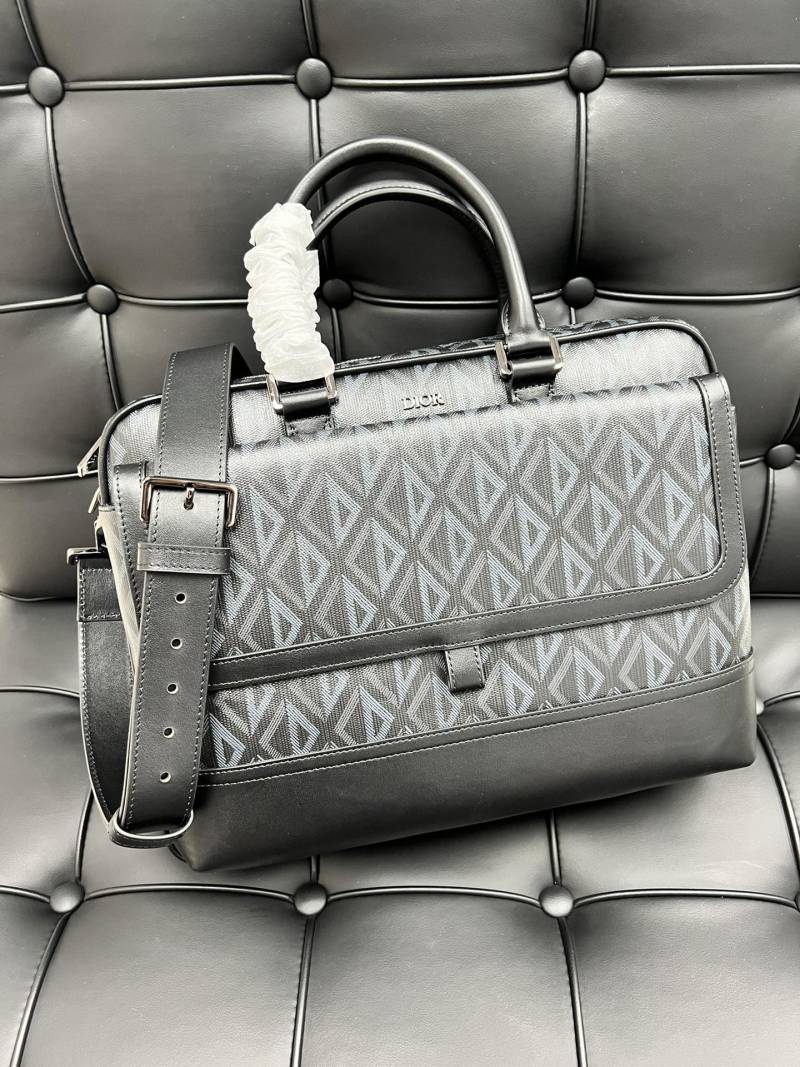 Деловая сумка Dior с монограммным принтом